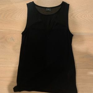 Black Zara mesh top